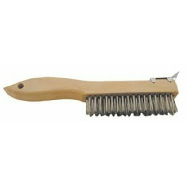 Kt Industries Shoe Brush W/Scraper 5-2211